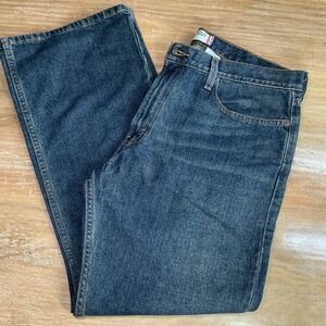 Levis 527 Mens Low Bootcut Jeans Blue Denim Medium Wash 38x30 100% Cotton